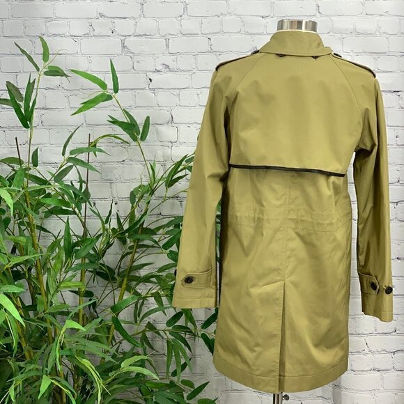 Coach Tan Trench Coat w/ Detachable Shoulders - Picture 3 of 8